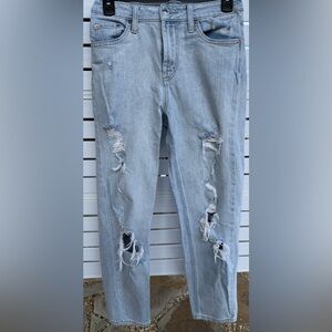 Wild Fable Light  Blue Distressed  Straight Women Jeans—Like New Condition